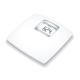 Beurer PS25 Luxury White Acrylic Bathroom Scales with XXL Backlit LCD Display