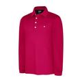 Adidas ClimaLite Warm Long Sleeve Pocket Polo - Rouge Small