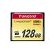 Transcend 128GB CompactFlash 1000 Memory Card, Up to 160/120 MB/s, Supports High-Speed Ultra DMA Transfer Mode 7, Ideal for Ultra-High Resolution Full HD, 3D and 4K UHDTV Video Recording TS128GCF1000