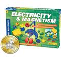 Thames & Kosmos | 620417 | Electricity and Magnetism Science Kit | Electronics Kit | Investigate Magnetic Fields and Forces | Experiment with A Motor and Electromagnet | 62 Experiments | Ages 8+