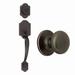 Design House Handleset w/ Single Cylinder Deadbolt & Door Knob & Rosette brown in Oil Rubbed Bronze | Wayfair 753624