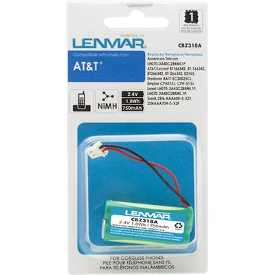 Lenmar Nickel-Metal Hydride Battery for AT TL32100 Cordless Phones - CBZ318A