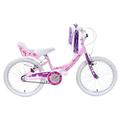 Professional Izzie 18" Wheel Girls BMX Bike Single Speed Pretty Barbie Pink Bike & Doll Seat, Streamers Age 6+