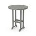 POLYWOOD® Round Farmhouse Bar Table Wicker/Rattan in Gray | 42 H x 35.13 W x 35.13 D in | Outdoor Furniture | Wayfair RBT236GY