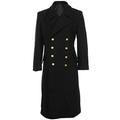Mil-Tec Double Brested Naval Great Coat (Black, 41-42 inch)