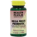 Health Plus Mega Multi Probiotic 20 Billion High Strength Multi-strain Probiotic Digestive Health Supplement - 60 Gelatin Free Capsules