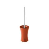 Gedy by Nameeks Mughetto 15.35in. H Free Standing Toilet Brush & Holder Ceramic in Orange/Red | 15.35 H x 4.49 W in | Wayfair Gedy MU33-67