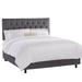 Skyline Furniture Standard Bed Upholstered/Metal in Brown | 51 H x 74 W x 87 D in | Wayfair 544BEDPRMCHR