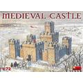 Miniart 1:72 Scale Medieval Castle Plastic Model Kit