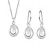 Elli Schmuckset Damen mit Mondstein in 925 Sterling Silber