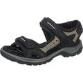 ECCO Damen Sandalen, Fällt regulär aus, Leder, Black Mole, 40 EU