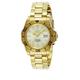 Invicta Men Analog Swiss Quartz Watch with 23k-Gold-Plated-Stainless-Steel Strap 2155