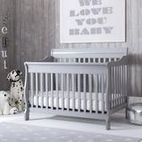 Delta Children Canton 6-in-1 Convertible Crib Wood in White | 43.25 H x 35.25 W in | Wayfair 7888_130