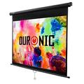 Duronic Projector Screen MPS80 /43 | 80’’ Manual Projection Screen Size: 163x122cm Matt White HD Pull Down | Home Cinema School Office 4K 8K Ultra HDR