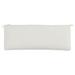 Replacement Bench Cushion - 45x17.5 - Fast Dry, Canvas White Sunbrella - Ballard Designs Canvas White Sunbrella - Ballard Designs