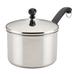 Farberware Classic Series Stainless Steel Saucepan w/ Lid Non Stick/Stainless Steel in Gray | 13 H x 15.5 W in | Wayfair 50003