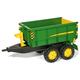 Rolly Toys rollyContainer John Deere (Hakenabroll-Kipper mit Absetzmulde, Zweiachsanhänger, für Kinder von 3-10 Jahren) 125098, grün