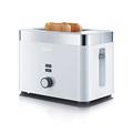 Graef Toaster TO 61, weiß, 27 centimeters l x 18 centimeters w x 19.3 centimeters h