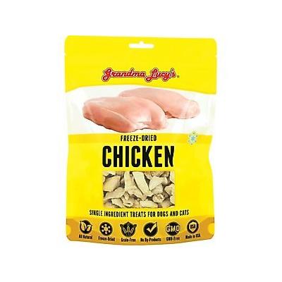 Grandma Lucy's Freeze-Dried Singles Chicken Dog & Cat Treats, 3.5-oz bag