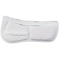 Equine Comfort Cotton Correction 4 Pocket Half Pad with Memory Foam Inserts - White - Smartpak