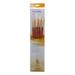 Princeton Art & Brush Synthetic White Taklon Real Value Brush Set 5/Pkg