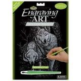 Royal Engraving Art Kit: Silver Foil - Wolves in Trees