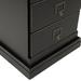 Riser - 2 1/4" Plinth Base Set for Corner Desk Group Large - Rubbed Black - Ballard Designs - Ballard Designs