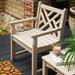 POLYWOOD® Chippendale Garden Outdoor Arm Chair Plastic in Gray | 35 H x 25.75 W x 24.25 D in | Wayfair CDB24SA