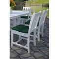 POLYWOOD® Traditional Garden Dining Side Chair Plastic/Resin in Gray | 34.75 H x 17 W x 21.75 D in | Outdoor Dining | Wayfair TGD100GY