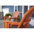 POLYWOOD® South Beach Outdoor Adirondack Chair in Brown | 38.5 H x 31.25 W x 33.75 D in | Wayfair SBA15TE