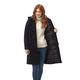 Womens Long Duffle coats Navy Blue 10