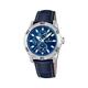 Festina Men's Quartz Watch with Blue Dial Analogue Display and Blue Leather Strap F16607/2