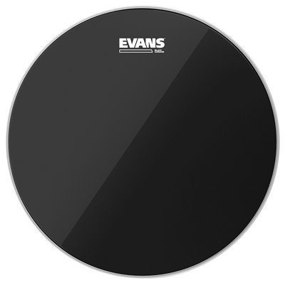 Evans 12" Black Chrome Tom
