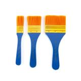 Royal & Langnickel - 3 Pack Zip N Close Large Area Artist Paint Brush Set - Golden Taklon