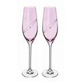 Glitz Celebration Ruby Flutes, Set of 2