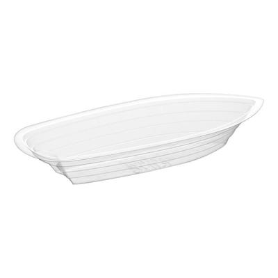 Carnival King 8 oz. Clear Plastic Banana Split Boat - 500/Case