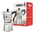 Bialetti Moka Express Aluminium Stovetop Coffee Maker (18 Cup), Silver