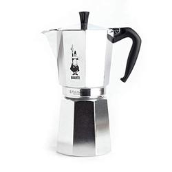 Bialetti Moka Express Aluminium Stovetop Coffee Maker (18 Cup), Silver