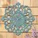 Medallion Outdoor Clock - Verdigris - Frontgate