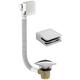 Square Overflow Exo Bath Filler inc Click Clack Waste