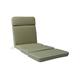 Field & Hawken - Olive Green Sun Lounger Cushion | Luxury Quality | Premium 75mm Fibre Filling | 230gsm Removable, durable cover | Cushion Only