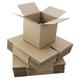 500 x Small MAILING Single Wall Packing Cardboard Boxes 4x4x4"