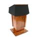 Executive Wood Products Presidential Lift Full Podium, Solid Wood | 26.5 W x 23.75 D in | Wayfair PRES500-LIFT-OM-K