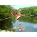 Good Directions Landing Duck Weathervane Metal in Brown | 35 H x 27 W x 19 D in | Wayfair 9605P