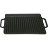 King Kooker Cast Iron Rectangular Reversible Grill & Griddle Pan Cast Iron/Seasoned Cast Iron in Black/Brown | 1.25 H in | Wayfair CI28GS