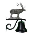 Montague Metal Products Inc. Cast Elk Bell Metal | 18 H x 12.5 W x 7.75 D in | Wayfair CB-1-47-SI