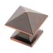 Hickory Hardware Studio Geometric Knob Metal in Brown | 1 W in | Wayfair P3014-OBH