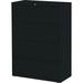 Lorell Fortress 4-Drawer Vertical Filing Cabinet Metal/Steel in Black | 52.5 H x 36 W x 18.6 D in | Wayfair 43511