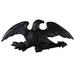 Montague Metal Products Inc. Deluxe Eagle Wall Décor Metal in Black | 10 H x 23 W x 3.5 D in | Wayfair WE-23-SB