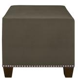 Skyline Furniture 18.5" Wide Square Cube Ottoman in Gray | 16 H x 18.5 W x 18.5 D in | Wayfair 57-2NB_PWVLVPWT